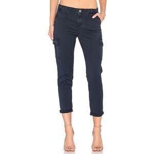 AG Womens The Pepper Utility Trousers Pants Size 24R Sulphur Blue Modern Minimal